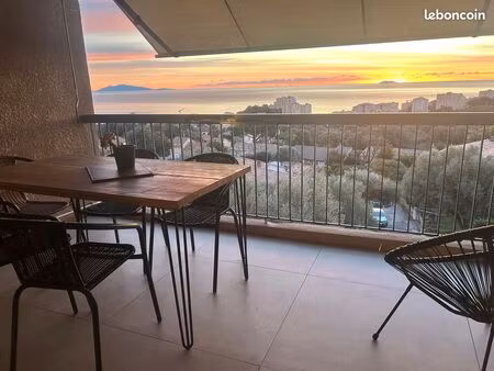 appartement - t4 - 83 m2 – vue mer – bastia