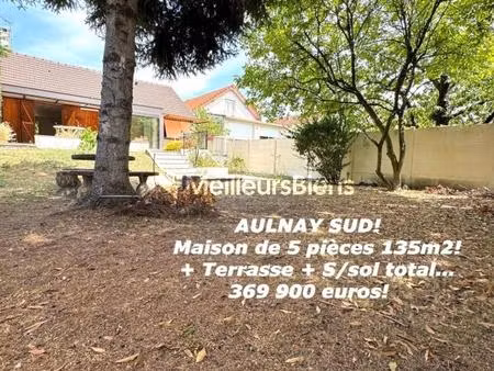 aulnay-sous-bois sud maison 5 pièces avec véranda  sous-sol total et garage