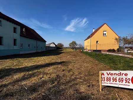 vente terrain 997 m² à witternheim (67230)  69 000 €