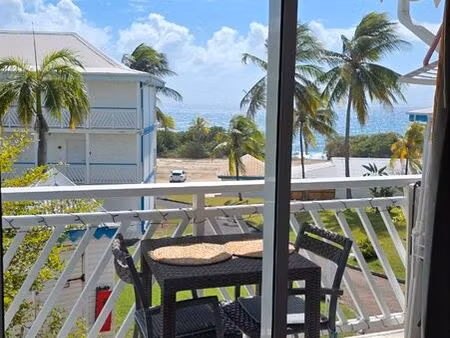 studio rénové + parking vue mer