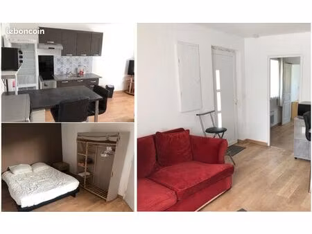 maison meublée - 1ch – 35m² - jardinet - t2
