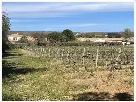 vente terrain 400 m² à ginestas (11120)  73 600 €