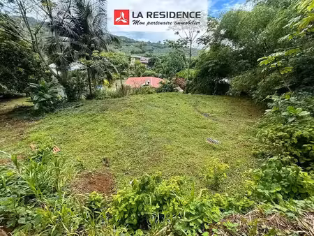 vente terrain 1086 m² à la trinite (97220)  110 000 €
