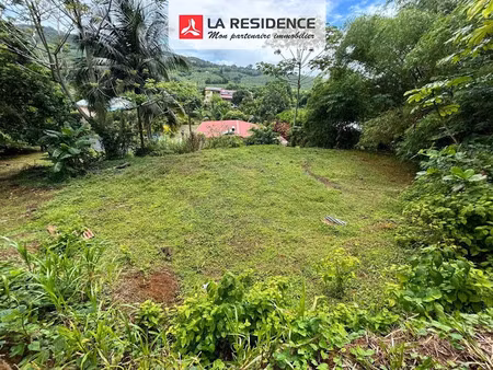 vente terrain 1086 m² à la trinite (97220)  110 000 €