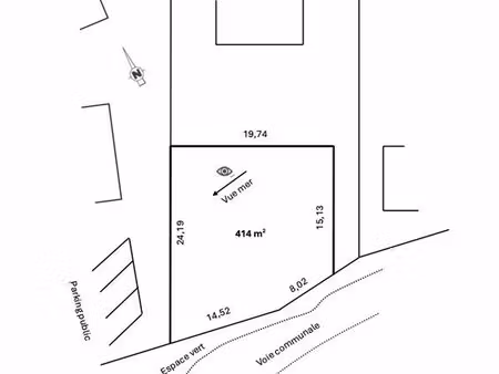 terrain constructible vue mer fouras
