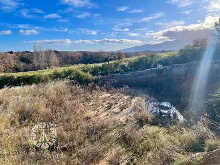vente terrain 567 m² à tresserre (66300)  169 600 €