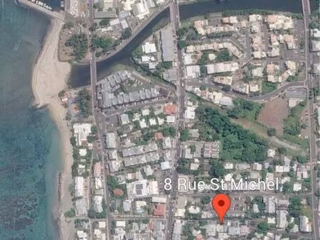 terrain constructible 343 m² viabilisé – centre-ville saint-leu  250 m de la plage