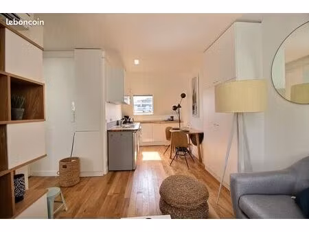 superbe t1 bis meublé 24 75 m² – paris 17ème  proche arc de triomphe