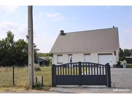 maison récente type 4 avec jardin clôturé