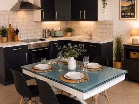 maison meublée 68m² - 2 grandes chambres - terrasse vue sur les marais-la tremblade