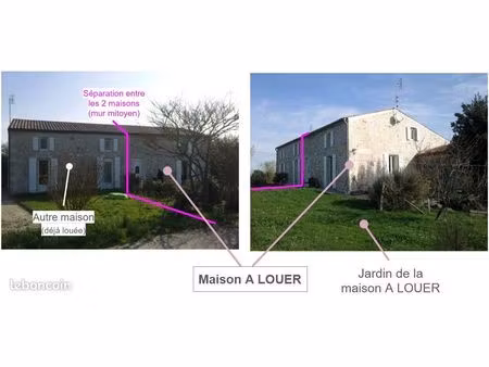 location maison à saint-just luzac (lieu-dit les pibles)