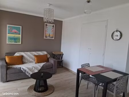 loue studio hyères meublé mois juillet août + parking