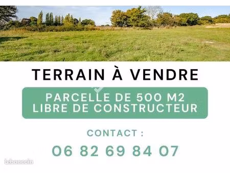 terrain 500 m² erquy