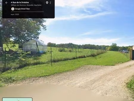 terrain à bâtir et prairie