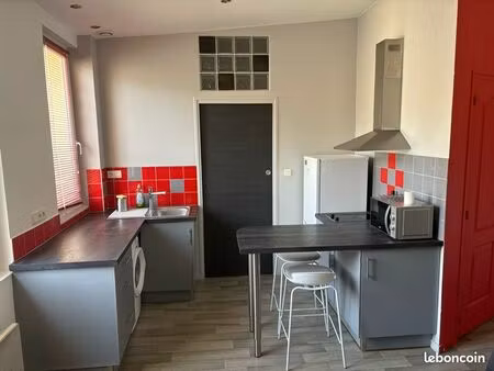 studio meublé avec cour extérieure – spécial étudiant – saint-brieuc centre