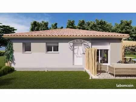 projet de construction d'une maison 93.8 m² avec terrain à mouleydier (24)