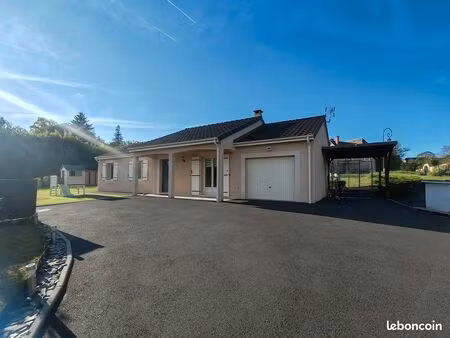 maison de plein pied avec piscine