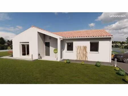 projet de construction d'une maison 94.64 m² avec terrain à chalagnac (24)
