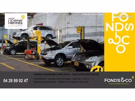 fonds de commerce autos 320 m²