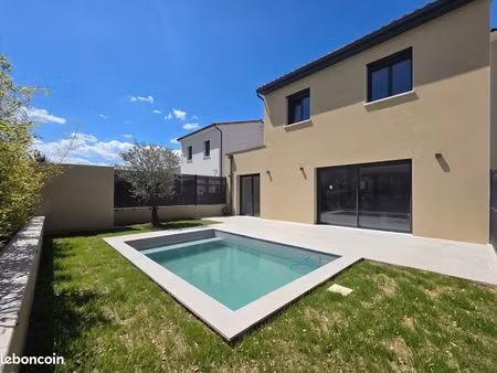 villa contemporaine neuve avec piscine - prestation haut de gamme