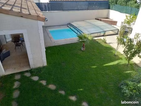 villa de 126m²  4 chambres avec piscine et jacuzzi sur 536 m² de terrain