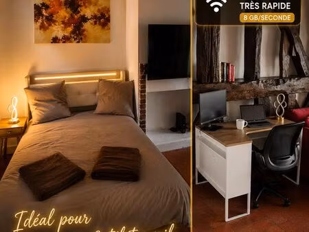 appartement de charme 39 m² | gare a pied | teletravail