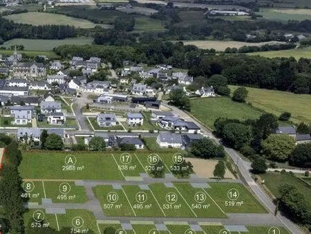 terrain à bâtir de 495 m² à garlan (29)