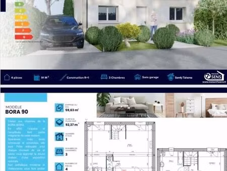 maison 4 pièces 91 m²