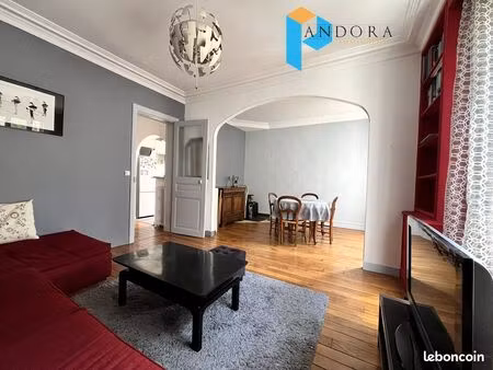 3 pièces 66 m² proche centre vincennes
