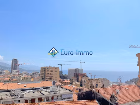 3 pièces 55m2 + cave - beausoleil moneghetti - a deux pas de