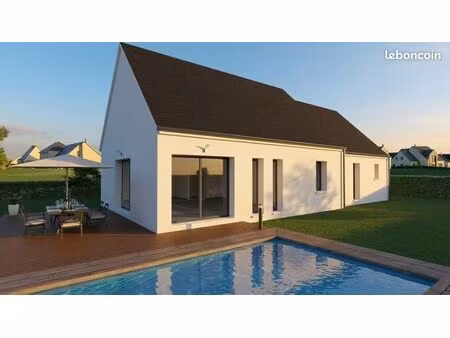 projet de construction d'une maison 90 m² avec terrain à confort-meilars (29)