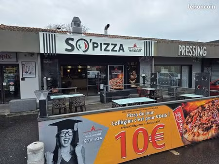 fond de commerce pizzeria