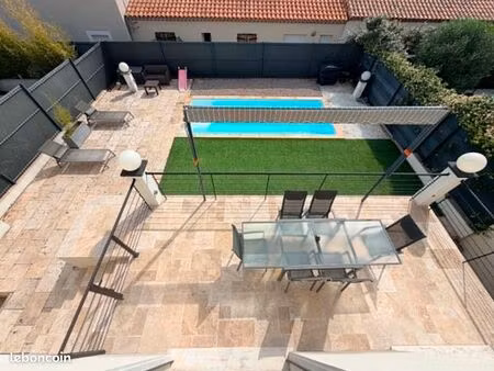 maison meublée avec piscine privée – bail mobilité de 10 mois