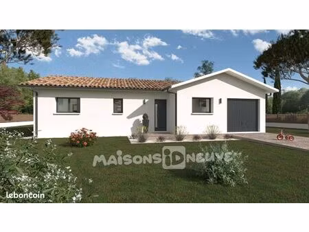 projet de construction d'une maison 90 m² avec terrain à le taillan-medoc (33)