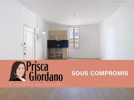 vente | appartement t2 | 2p | 1ch | 42.79 m² | sète | expo nord