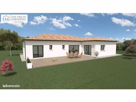 projet de construction d'une maison 129.54 m² avec terrain à saint-jean-d'illac (33)