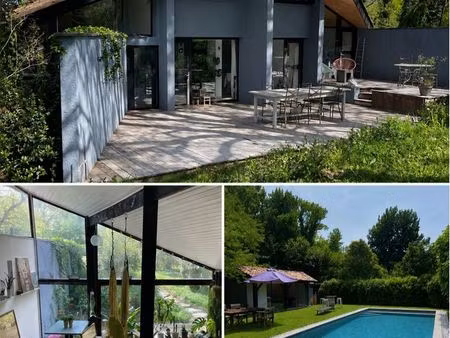 à 30 minutes de bordeaux – maison d'architecte rénovée au cœur d'un parc arboré