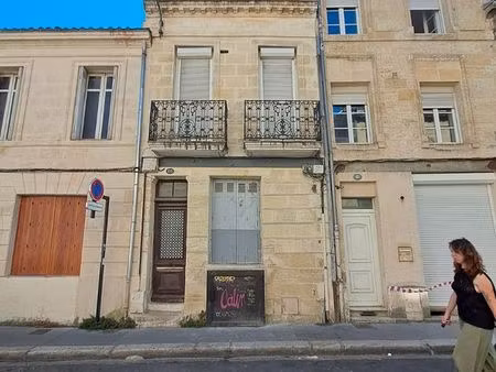 bordeaux bastide/stalingrad immeuble en pierre 165m²
