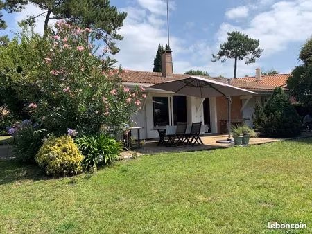 arès côté bassin  proche plage. villa 4 ch. ~110 m2 + garage