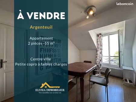appartement 2 pièces 55 m²