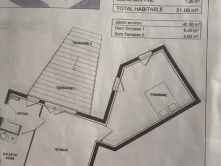 appartement t2 à louer