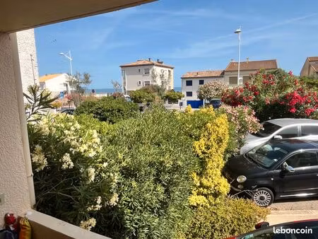 appartement carnon plage  30m de la mer  place de parking
