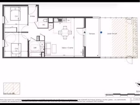 location appartement f3 65m2 avec ext 39 m2