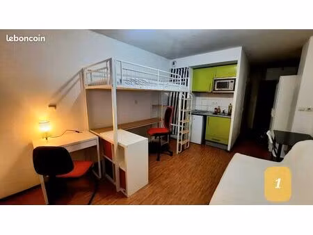 rare-studio spacieux  équipé à 400m de place george fréche  pour etudiant(e) . 26 m2 moder