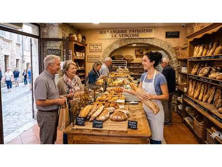 vente commerce 80 m² vence (06140)