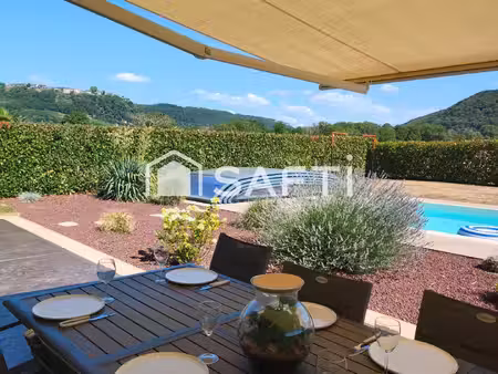 vue château chalon  piscine  zéro travaux !
