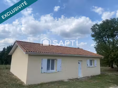 maison récente avec terrain de 1000 m2