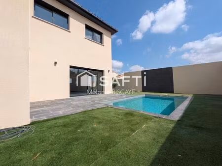 villa contemoraine 117m² - 3 suites - piscine