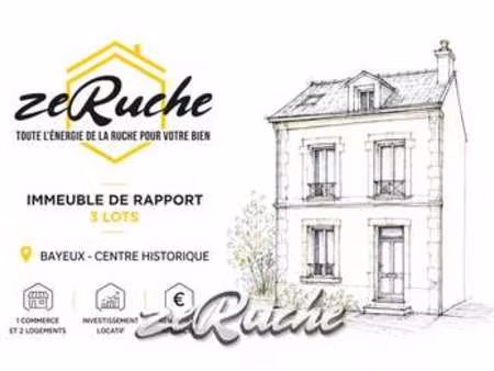 vente immeuble à bayeux (14400) : à vendre / 75m² bayeux