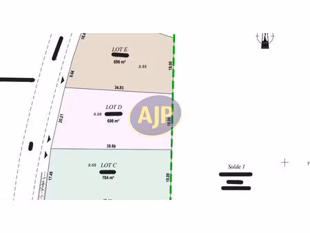 terrain constructible - soulac sur mer 698 m2